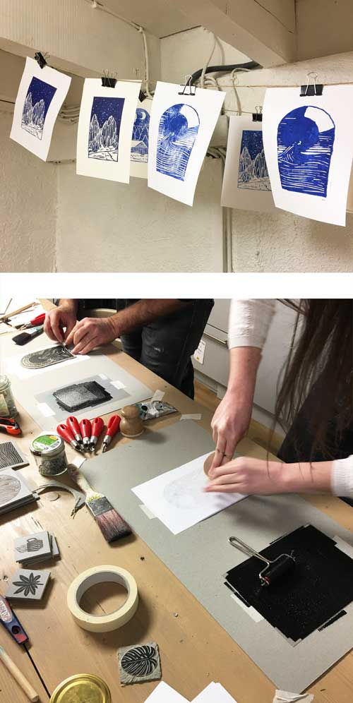 Miniature : ATELIER LINOGRAVURE _ Carte cadeau