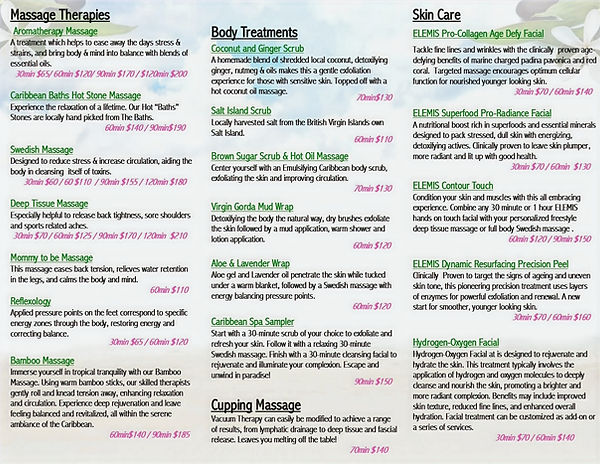 Virgin Gorda  BROCHURE 2024-2025 INSIDE 