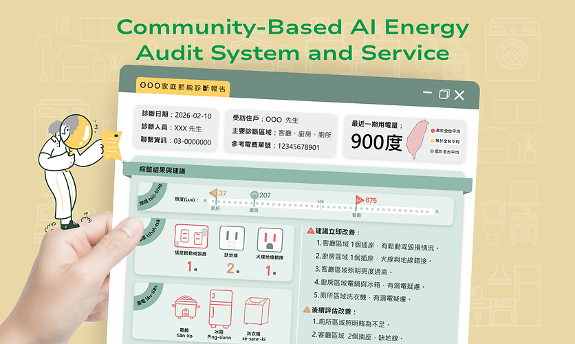 Community-Based AI Energy Audit System and Service