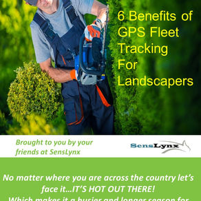 6 Benefits of GPS Fleet Tracking for Landscape Companies