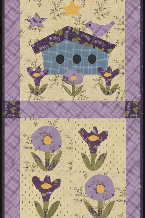 Birdhouse Wallhanging digital