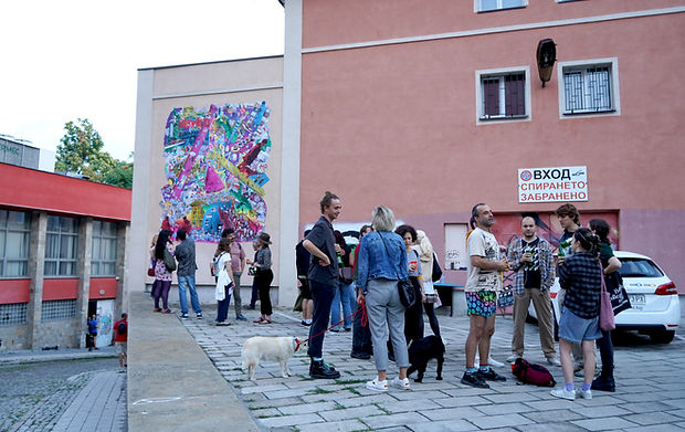 News From Home: Plovdiv by Anne Fehres & Luke Conroy, a large-scale artwork celebrating Plovdiv's stories