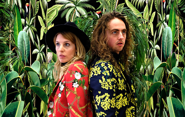 Artist duo Anne Fehres and Luke Conroy
