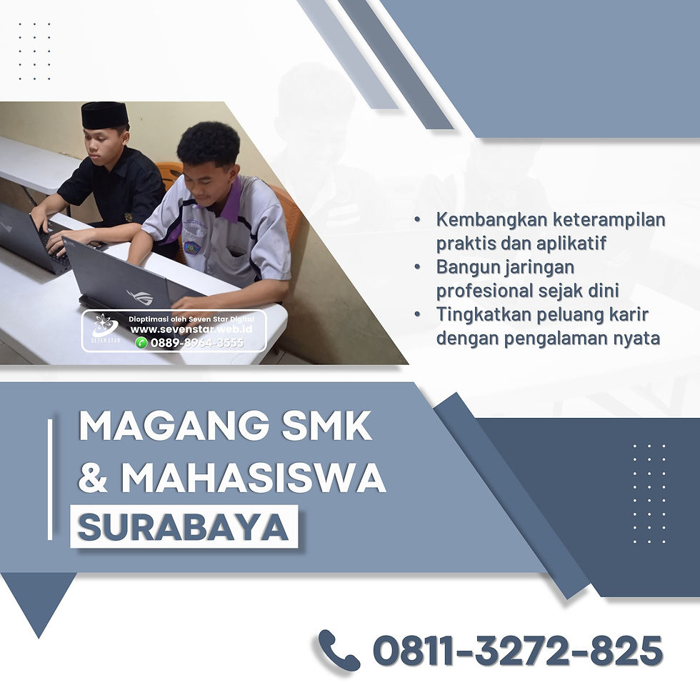 Temukan tugas magang digital marketing yang akan meningkatkan keterampilan Anda.