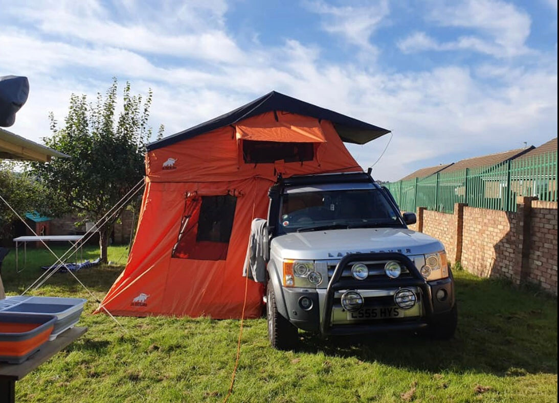 Orange Diesel 410 family roof tent