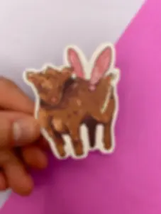 Fairy cow sticker