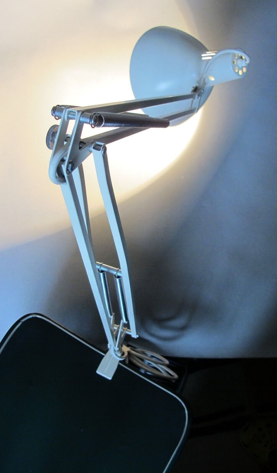 Vintage Luxo Arbeitsleuchte Gelenkarmleuchte Architektenlampe Jac Jacobsen 60er