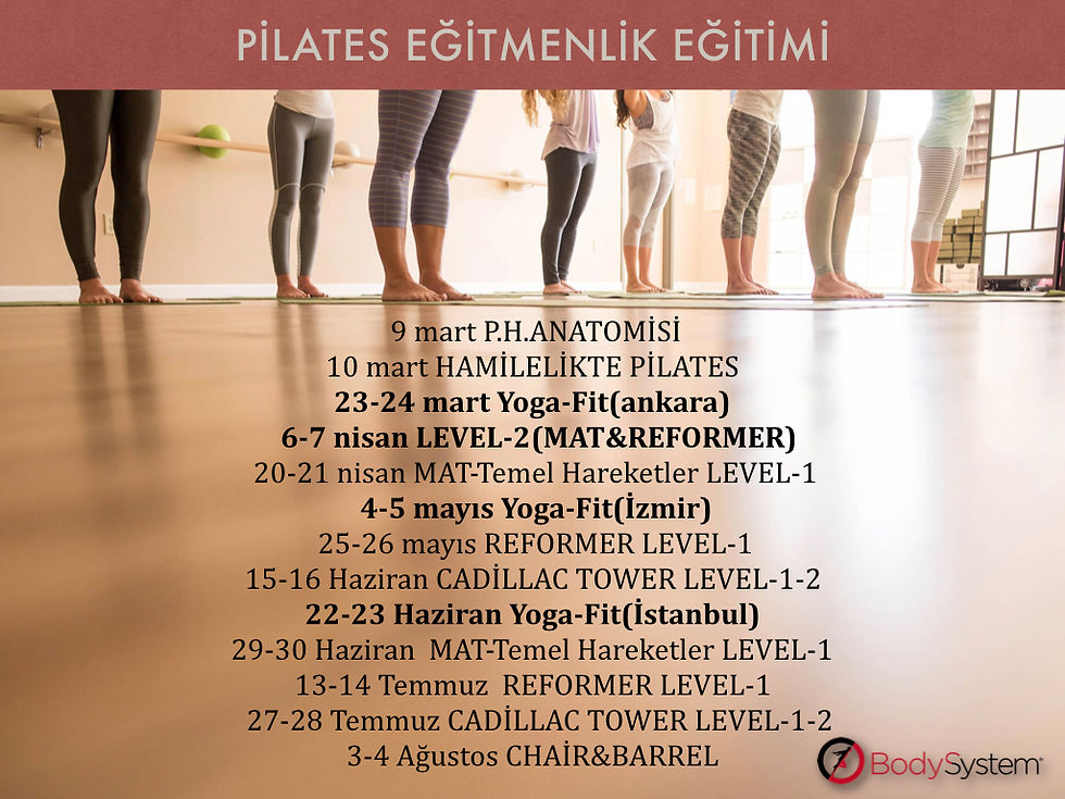 Pilates'i öğrenmek!