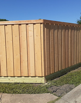 Fir Board on Board Fence