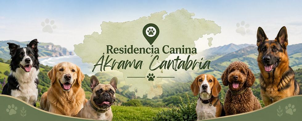 ¿Qué hotel para perros recomiendan cerca de Santander? - centro canino akrama cantabria