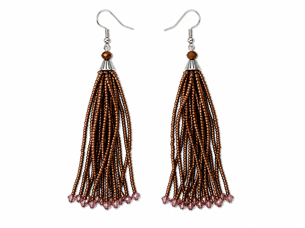 Miniatura: Aretes borla