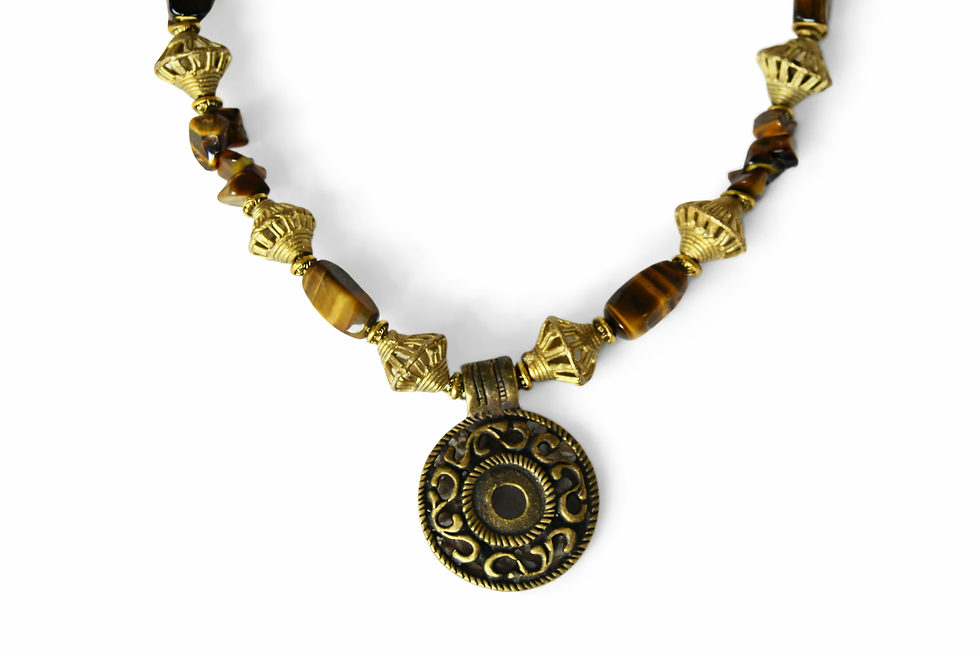 collar ojo de tigre