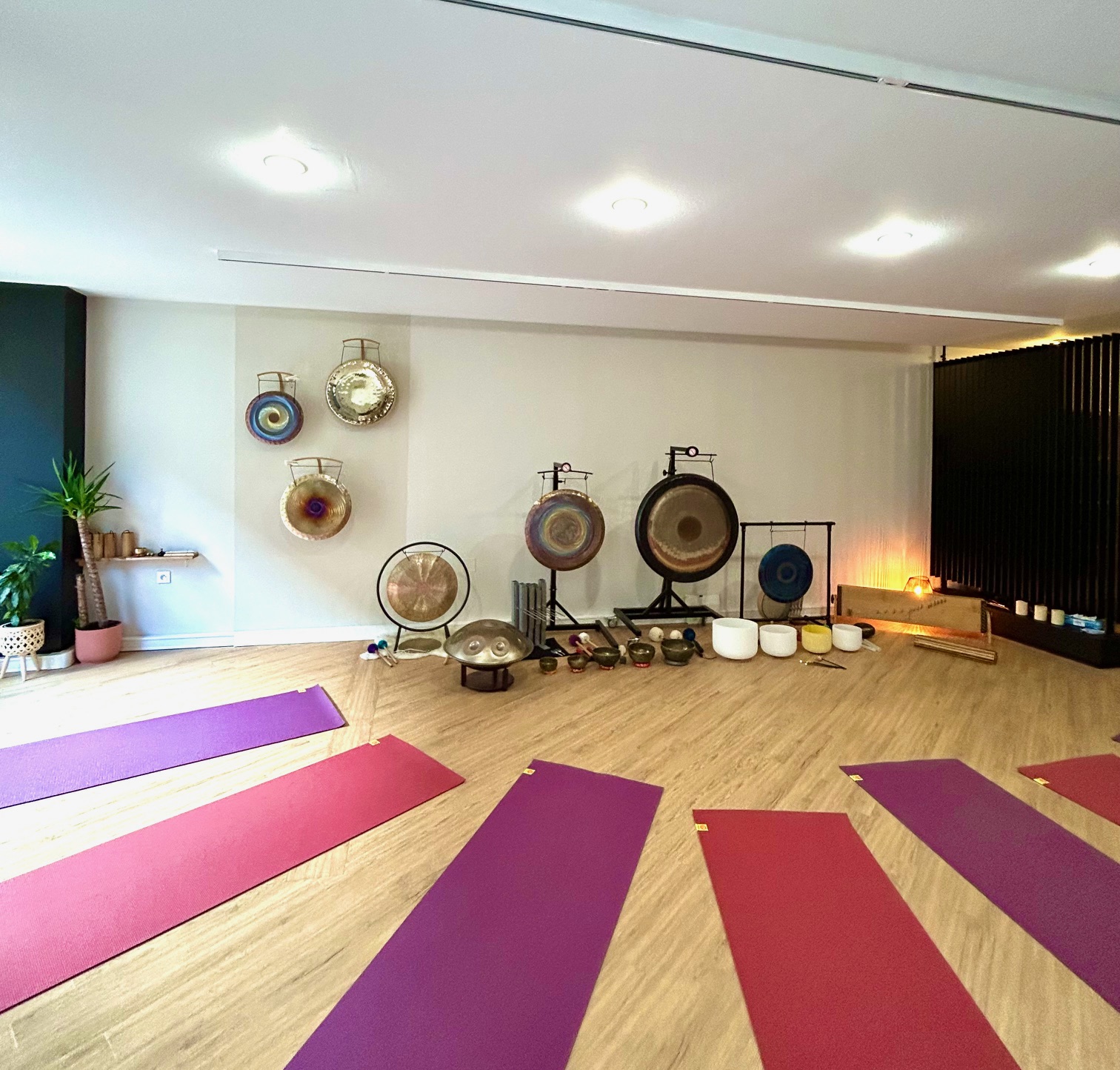 Instruments et gongs