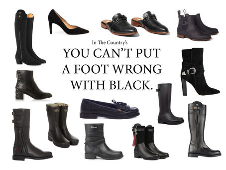 13 must-have black shoes & boots