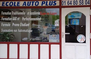 Façade de l'auto-école