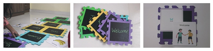 Images of the prototype of the activity