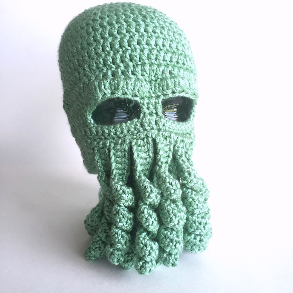 Thumbnail: Cthulhu hat, Lovecraft || Crochet Pattern