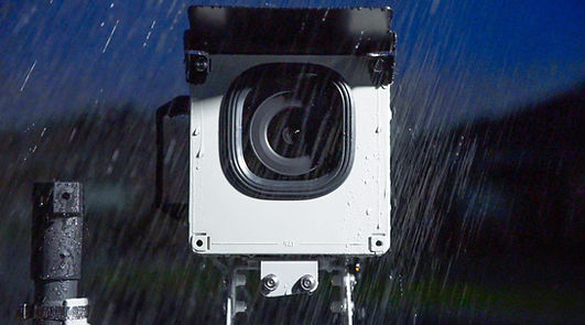 timelapse camera in wet weather conditions