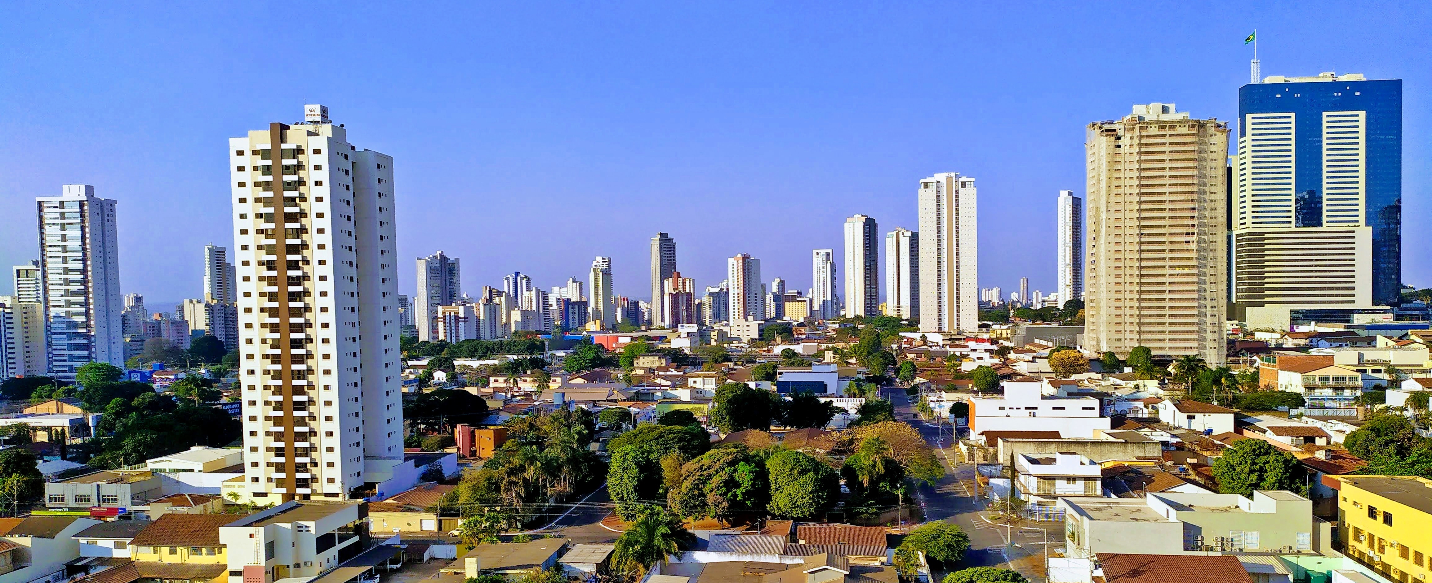 Panorama of Setor Bueno, Goiânia, August 24, 2019