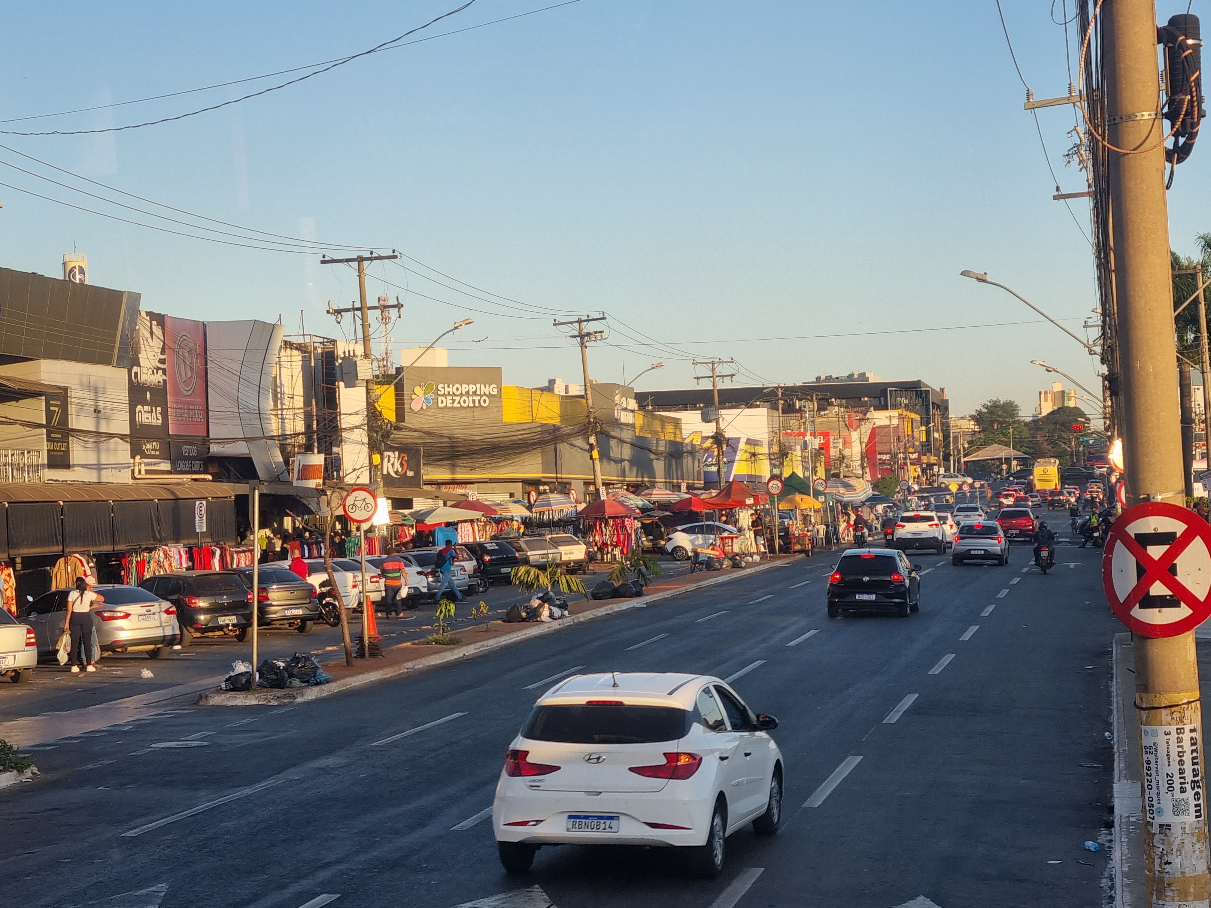 Rua 44 in central Goiânia on July 23, 2024