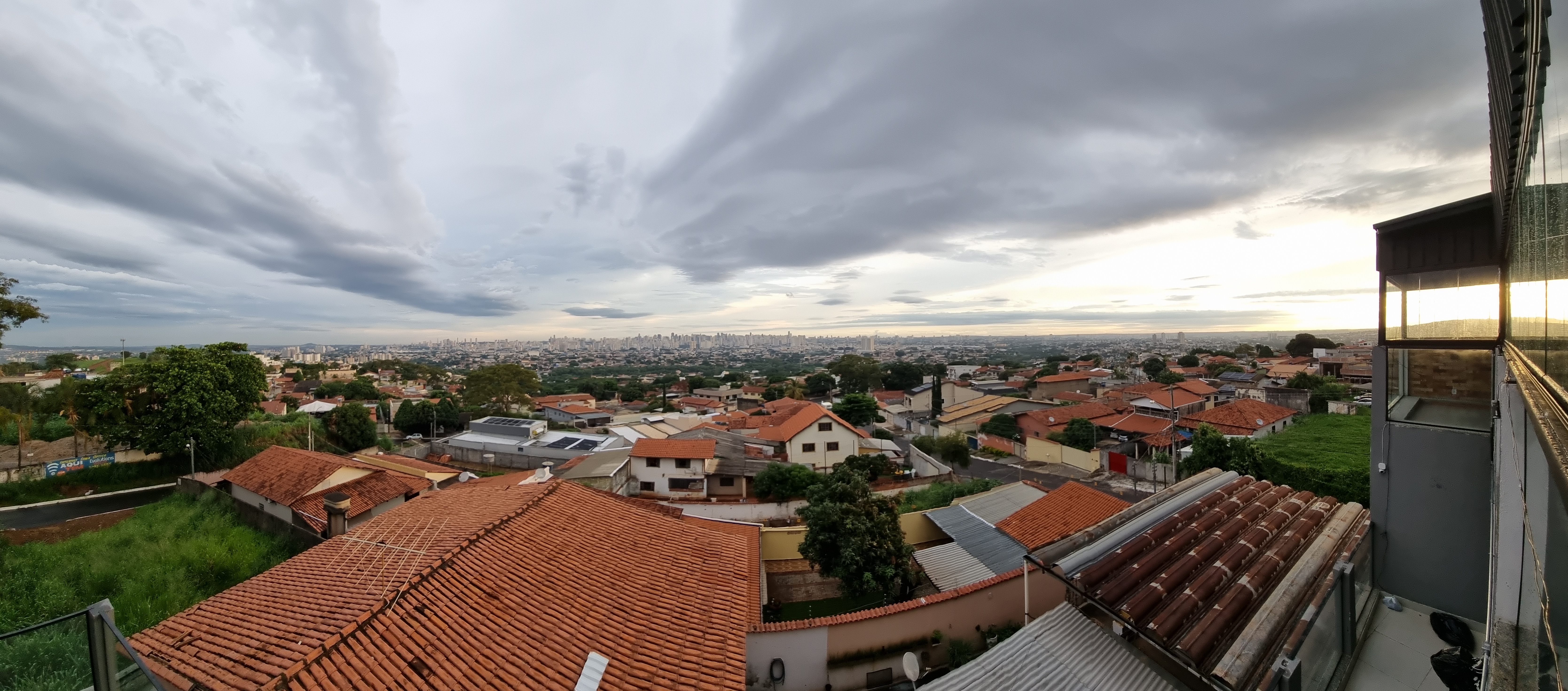 Panorama de Goiânia visto a partir do Perim em 25 de janeiro de 2024