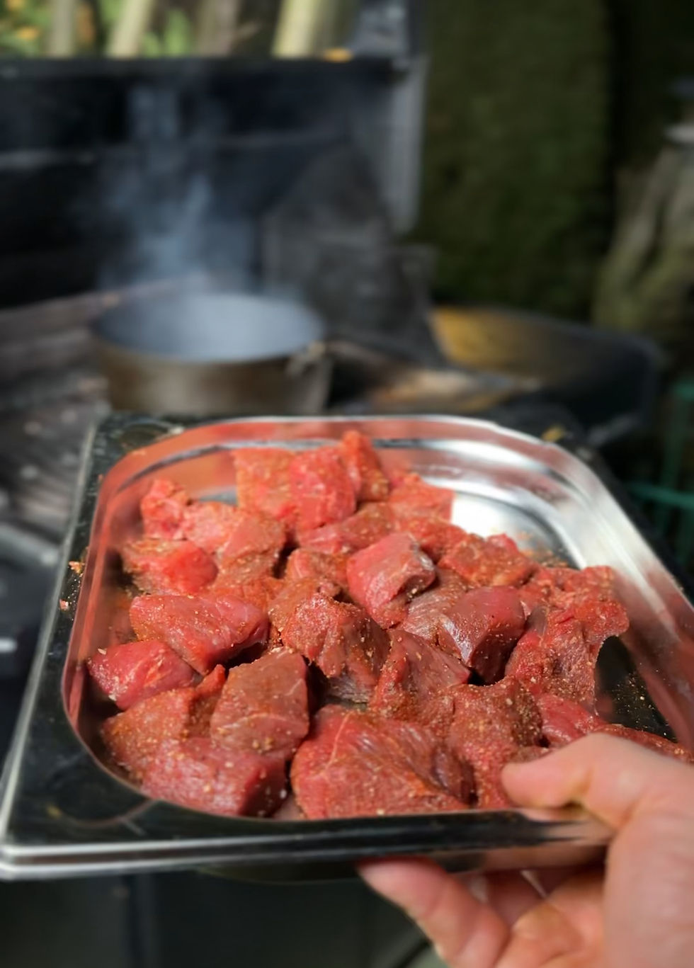Gulasch im Dutch Oven