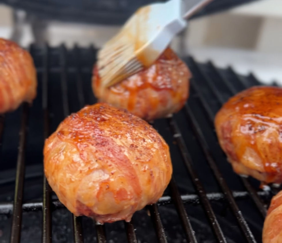 Moinkballs glasiert