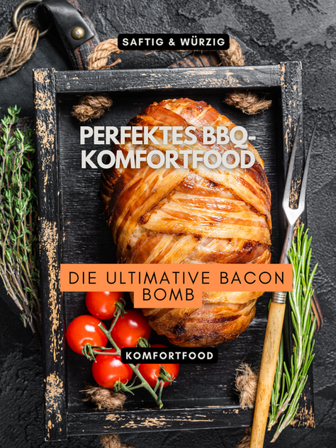 Goldbraune, saftige Bacon Bomb 
