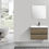 Thumbnail: 32" Wall-Mounted Alice Vanity in Maple Grey, Oak, Walnut, White, Black