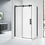 Thumbnail: Matte Black Shower Door in 48" & 60" #HC420-SP/FR