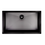 Thumbnail: 30" Black Nano Stainless Steel Sink, 16 gauge #3018-GM-B