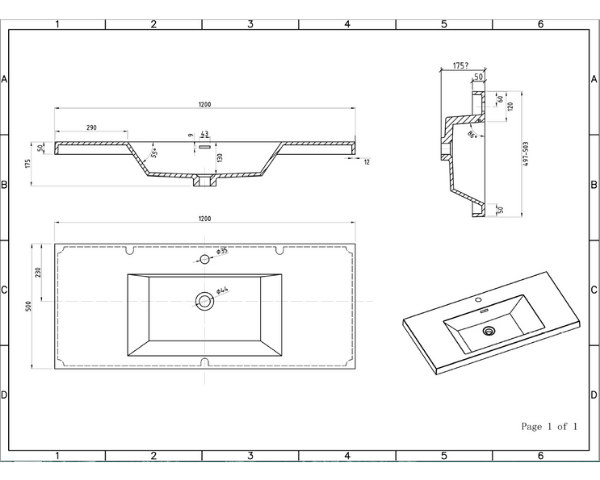 Thumbnail: 48" Single Top Lugano Vanity in Glossy White