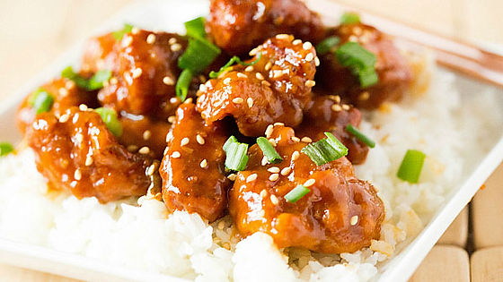 35b Poulet au caramel sesame