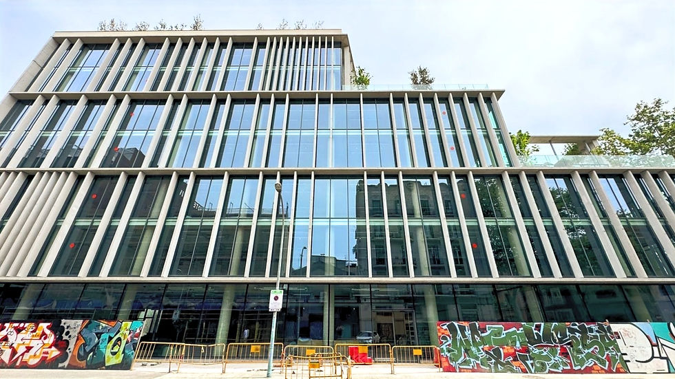 Façana de l'Edifici Pere IV – 22@ de Barcelona, projecte amb implantació Lean Construction d'AH3 Projects.