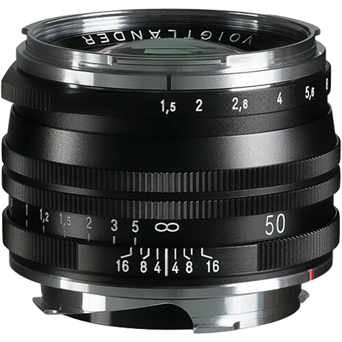 Voigtländer NOKTON 50mm F1.5 Aspherical NOKTON Vintage Line 50mm F1.5 MC Aspheric II M-mount (Black