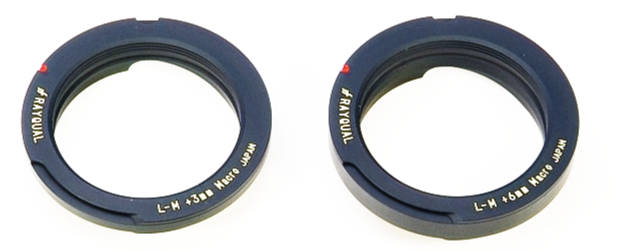 Two Rayqual macro adapters for APO-SKOPAR 75mm lens