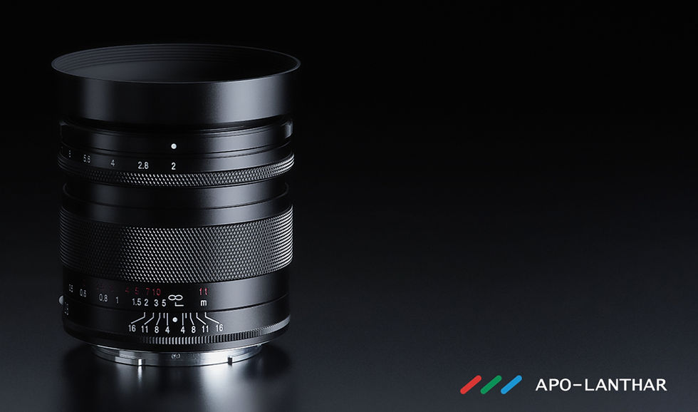 Thumbnail: SEPTON 40mm F2 Aspheric E-mount lens against a dark background