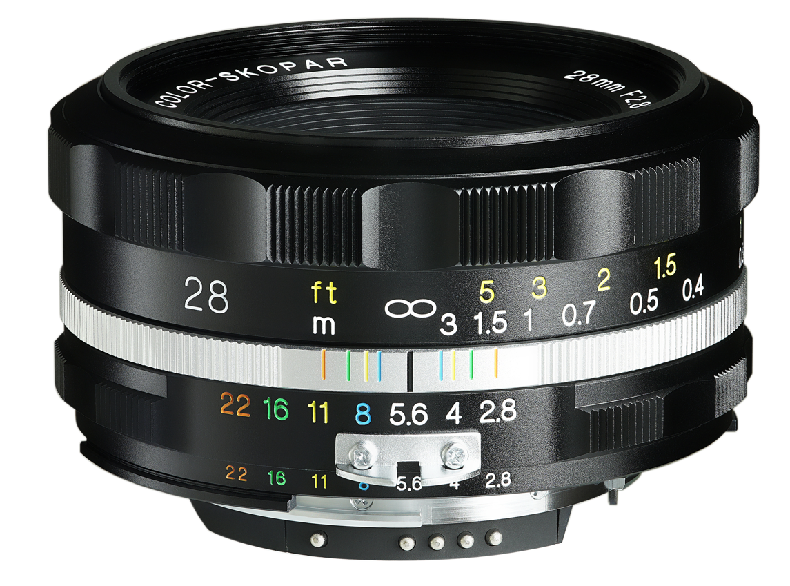 COLOR-SKOPAR 28mm F2.8 Aspheric SL IIs AIS F-mount (Black rim) (FX)