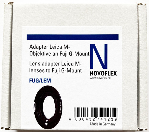 NOVOFLEX Leica M-mount Lens to Fujifilm G-mount (GFX) body