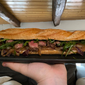 FRENCH FLANK STEAK SANDWICH 