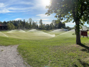 Övningsområden prepareras