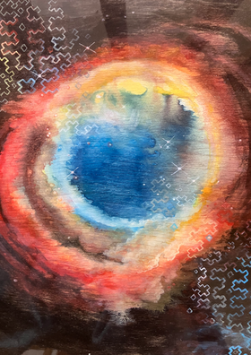 Starlight pool painting
