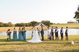 Beautiful outdoor wedding by the water