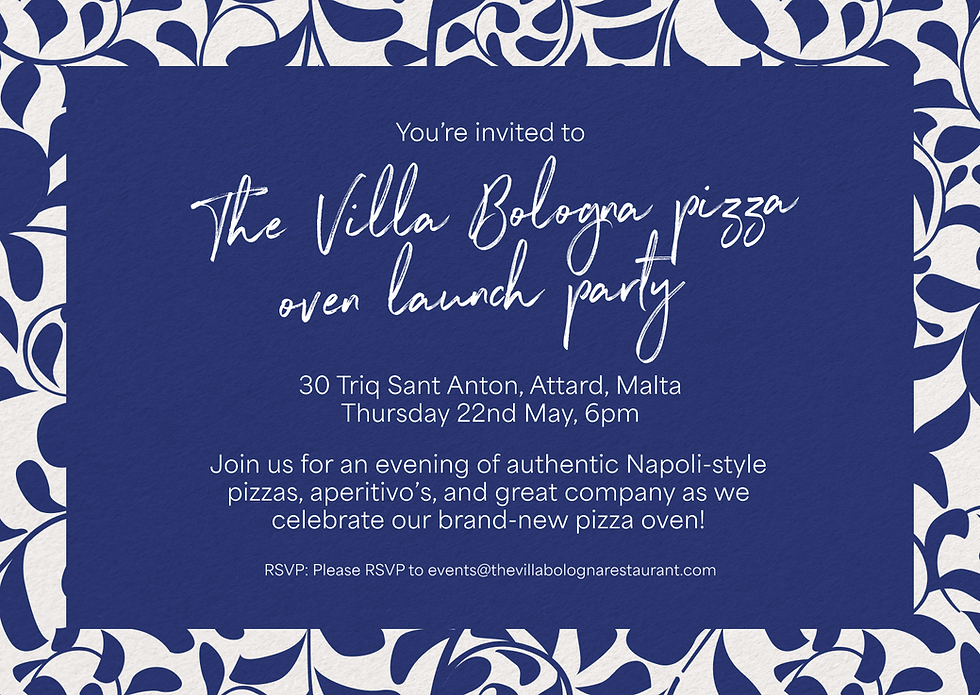 Villa Bologna Invitation