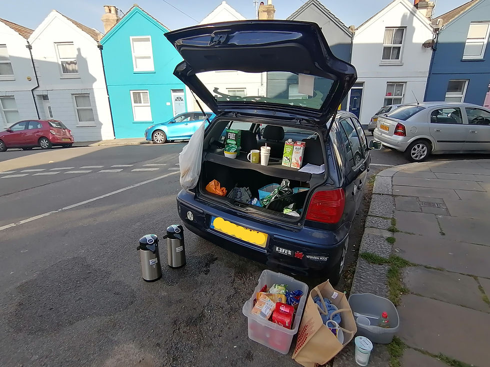 Mobile catering on set