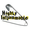 Highly Inflammable Film Logo
