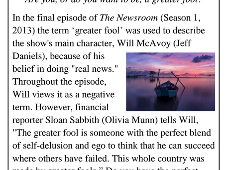 Are you a greater fool?
