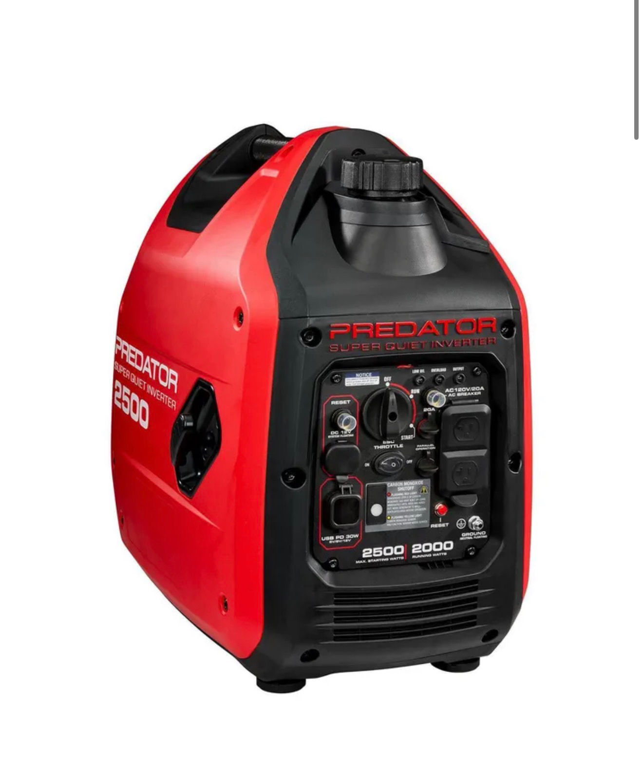 PORTABLE INVERTER GENERATOR 2500 WATTS