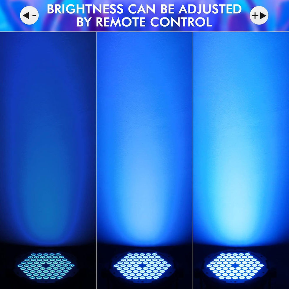 Thumbnail: 60 Leds Remote and DMX Controlled Uplight