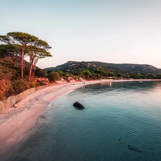 Les plage de l'extrême sud de la Corse au couleurs de l'automne